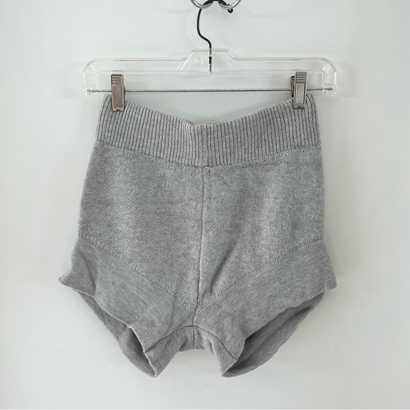 Missguided | Knit Fitted High Waist Shorts | Size 4 | Grey - Picture 1 of 3